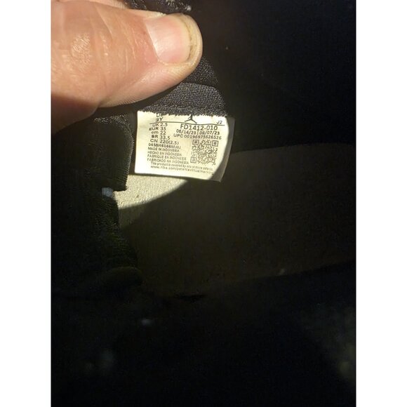 Nike Boys Air Jordan 1 FD1412-010 White Basketball Shoes Sneakers Size 3Y - Picture 9 of 9